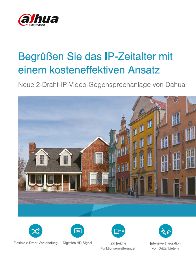 DAHUA VTO 2-Draht IP Videogegensprechanlage